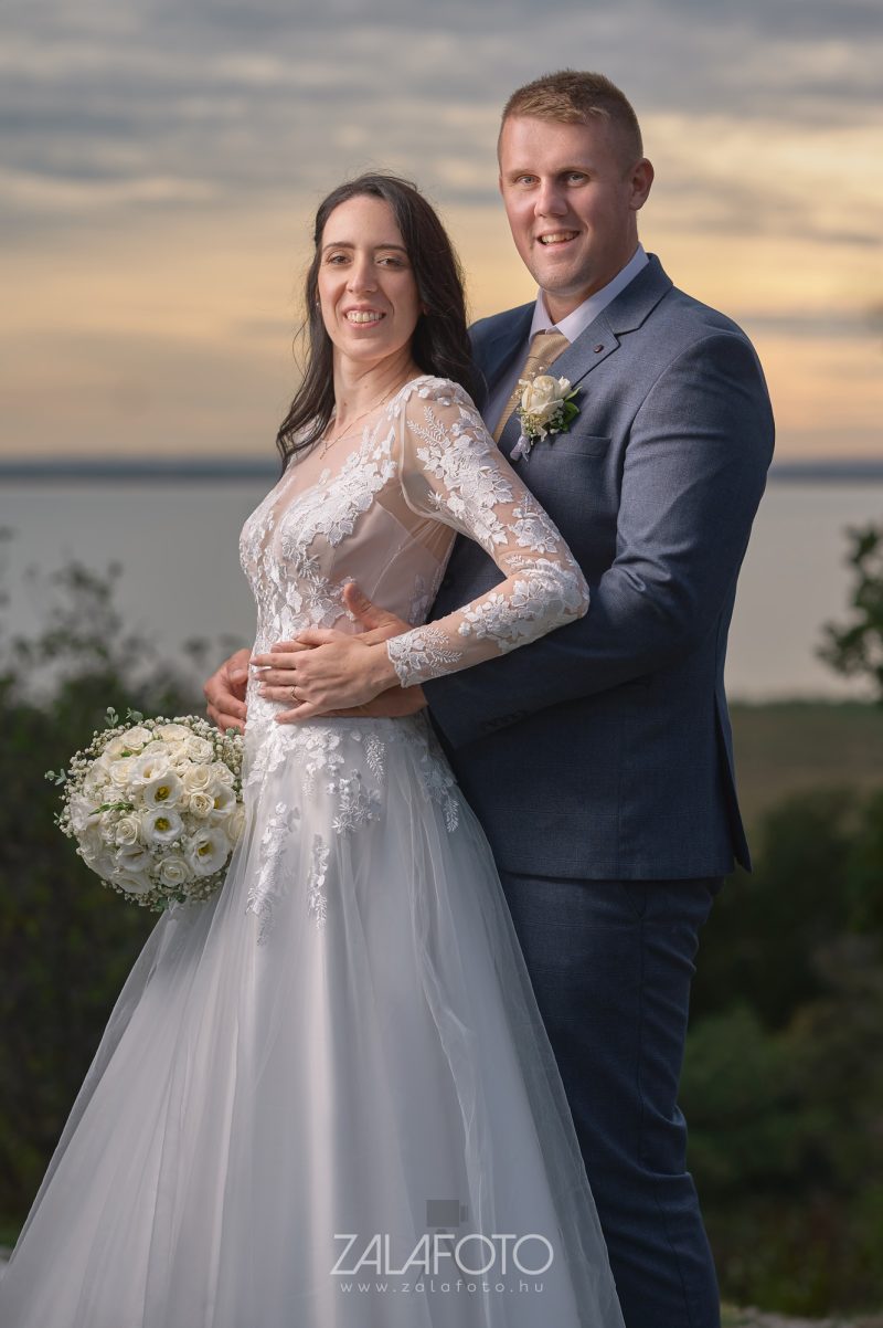 Esküvői kreatív fotózás - Balaton, Északi part - Zalafoto