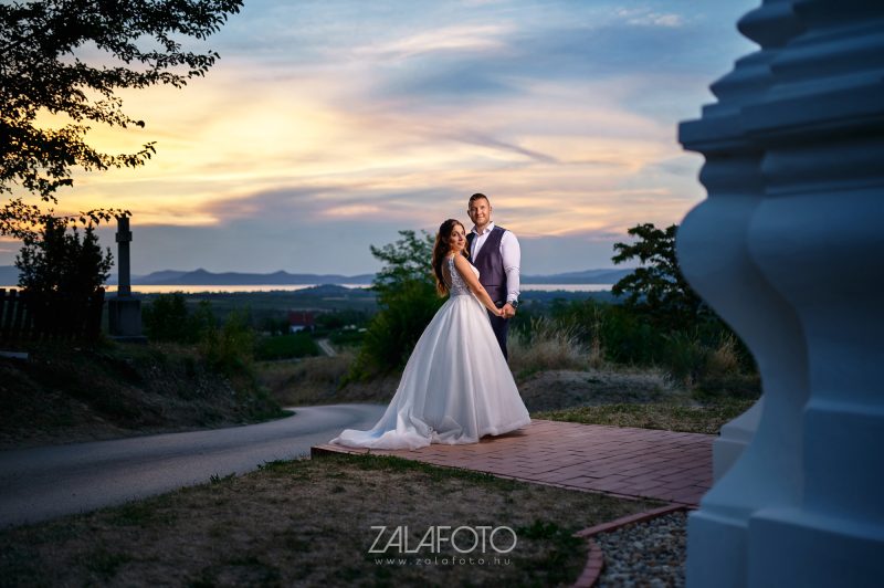 Esküvői kreatív fotózás - Balaton - Zalafoto